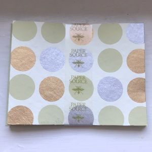 Recycled cotton note card and envelope set